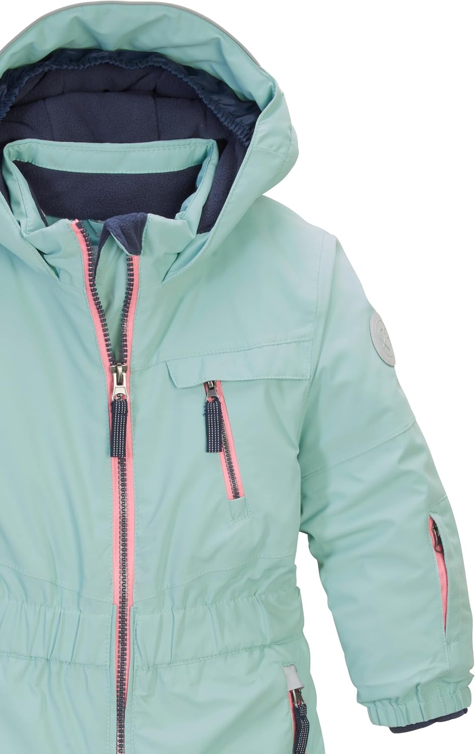 Killtec Unisex Fisw 31 Mns Onpc Skioverall/Schneeanzug mit Kapuze, wasserdicht 122-128 stahlmint, 12