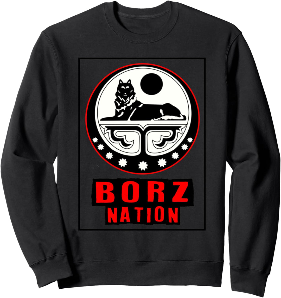 Chechnya Borz Nation Chechen Wrestler Sweatshirt