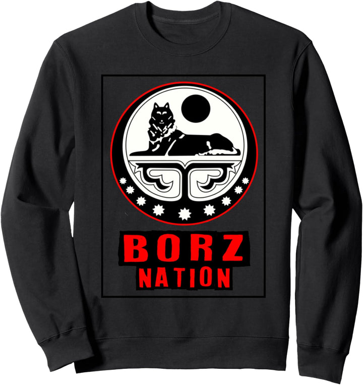 Chechnya Borz Nation Chechen Wrestler Sweatshirt
