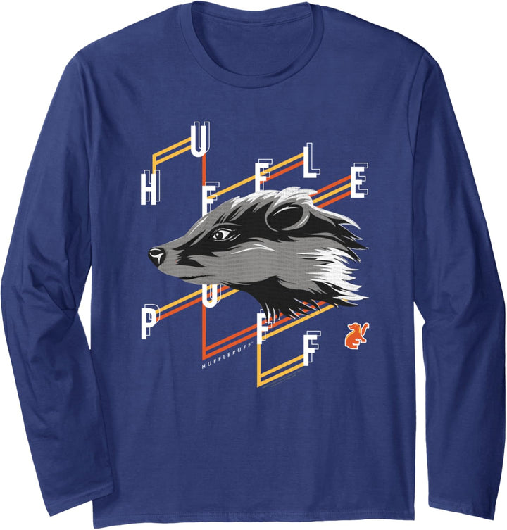 Harry Potter Hufflepuff Lines Langarmshirt