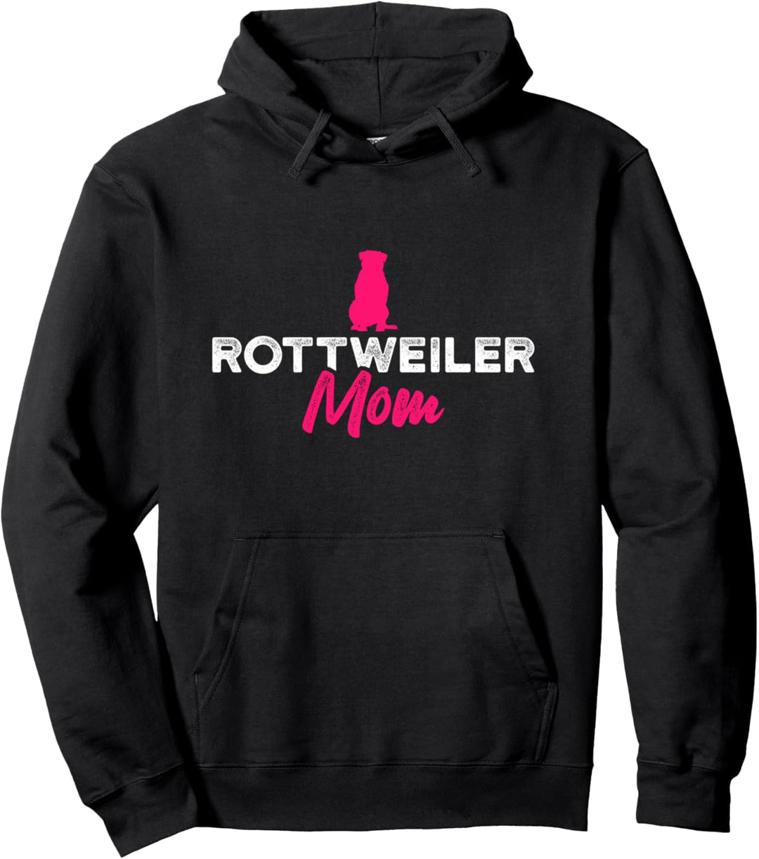 Rottweiler Mom Pullover Hoodie