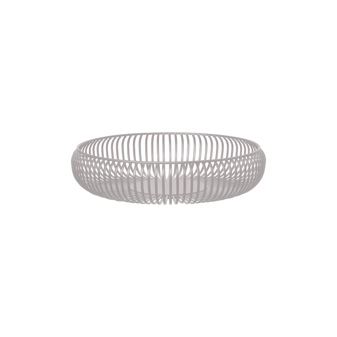Blomus -LITO- Bowl | Obstschale aus hochwertigem Stahl | Dekoschale mit Streben in Mourning Dove | G