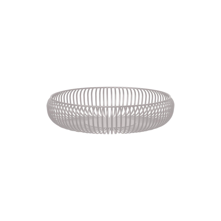 Blomus -LITO- Bowl | Obstschale aus hochwertigem Stahl | Dekoschale mit Streben in Mourning Dove | G