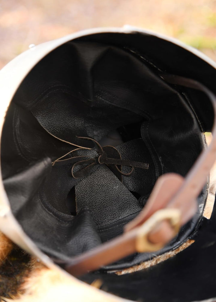 Battle-Merchant Grosser Helm Pembridge, um ca. 1370, 1,2mm Stahl - schaukampftauglich - Topfhelm - T