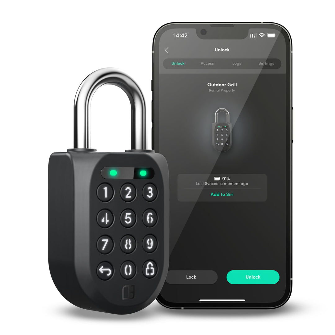Igloohome Smart Padlock 2 (SP2), Erzeugt Zugriff von überall, kein WLAN nötig, kompatibel mit iPhone