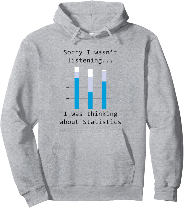 Nachdenken über Statistik Ironischer Spruch Datenanalyst Pullover Hoodie