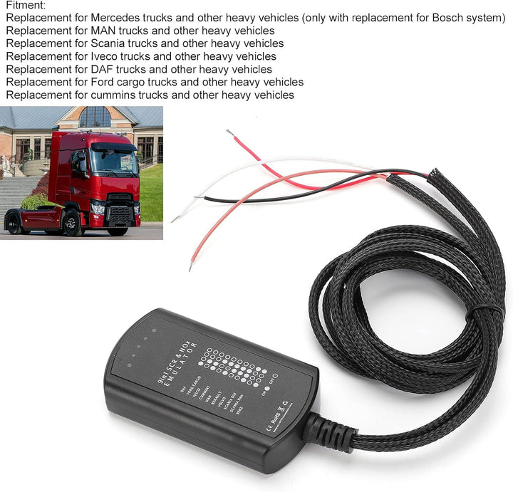 9-in-1-LKW-Diagnose-, Diagnosewerkzeug-Emulator-Box-Zubehörersatz für Schwere Mercedes-Fahrzeuge