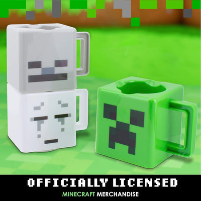 Minecraft Becher zum zusammenstecken 3er Set