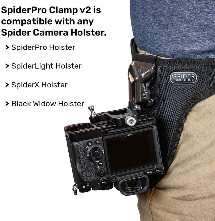 SpiderPro Clamp v2 Klemmplatte für Arca-Profile am Spider Holster, L-Bracket Clamp v2_new