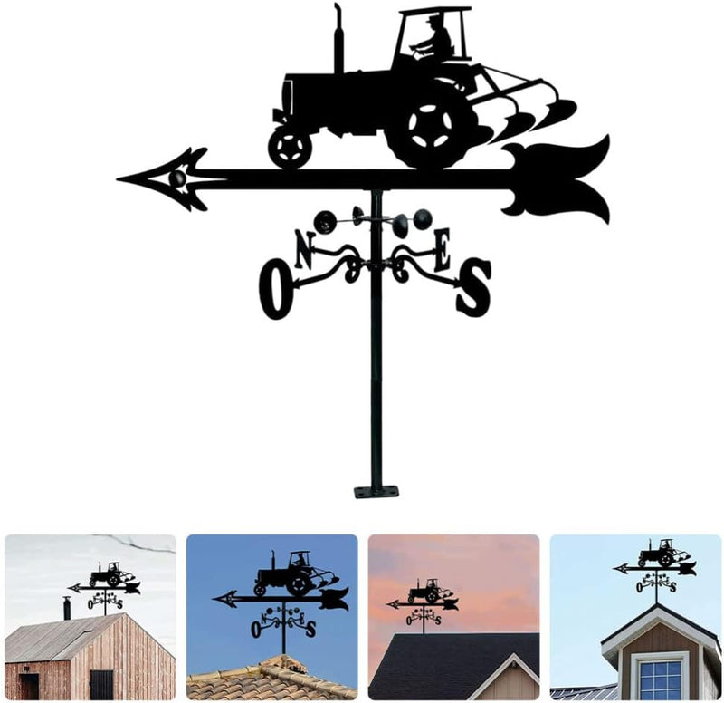 Cabilock Gartenpflock Aus Metall Wetterfahne Metall Weathervane Windrichtung Weather Vane Für Outdoo