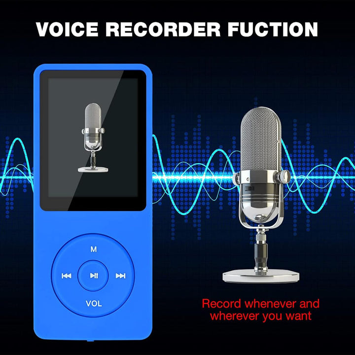 MP3-Player, MP3/MP4 digitaler Musik-Player, Lychee Upgrade, 8 GB, tragbarer HiFi-Sound, Musik-Player