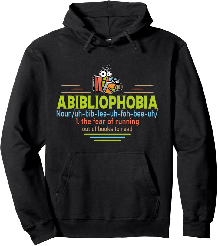 Ich liebe es, Tees Bookish Tees literarische Tees Abibliophobie zu lesen Pullover Hoodie