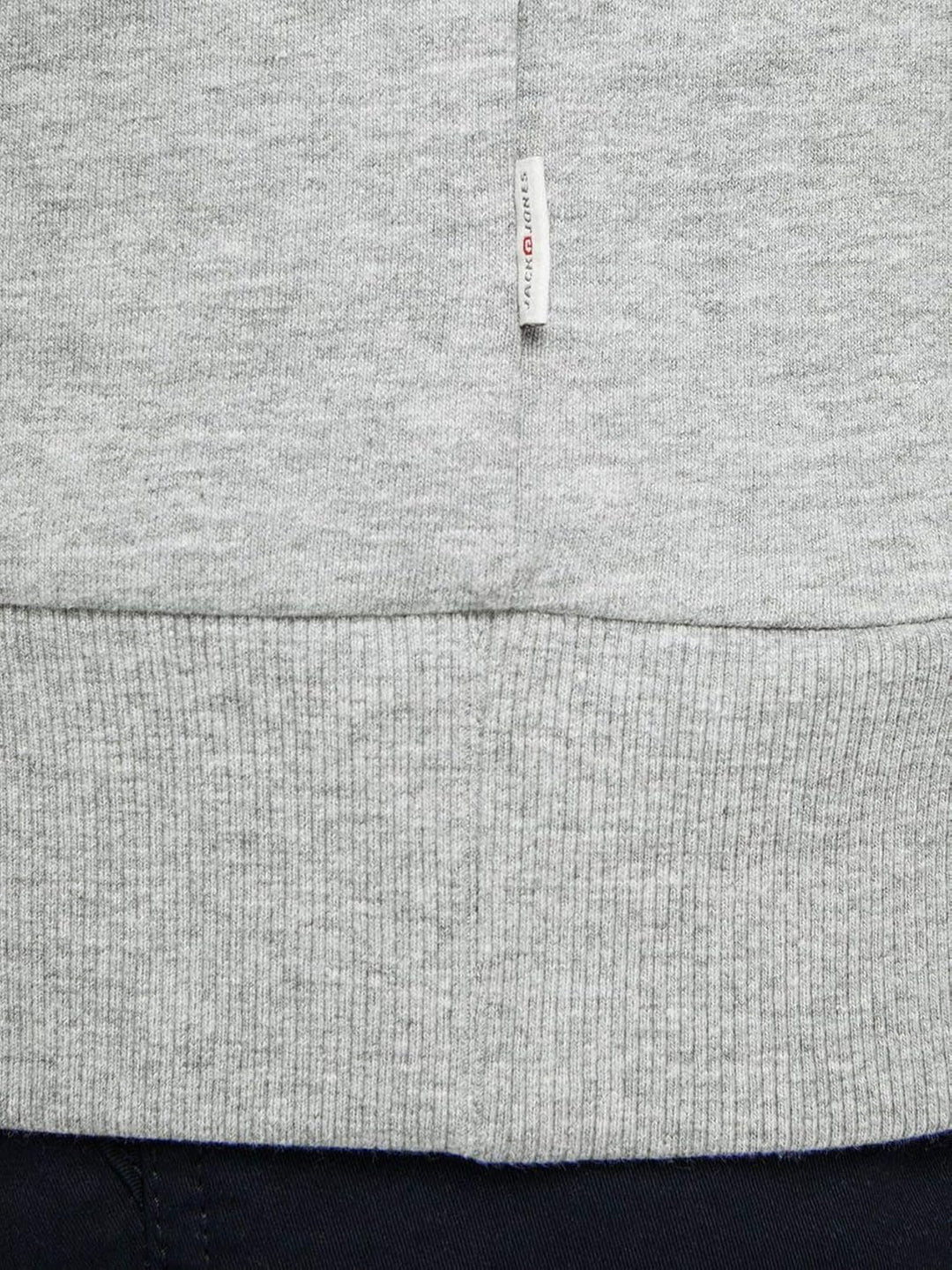 JACK & JONES Male Kapuzenpullover Logo Kapuzenpullover L Grau (Light Grey Melange Detail: Reg Fit-me