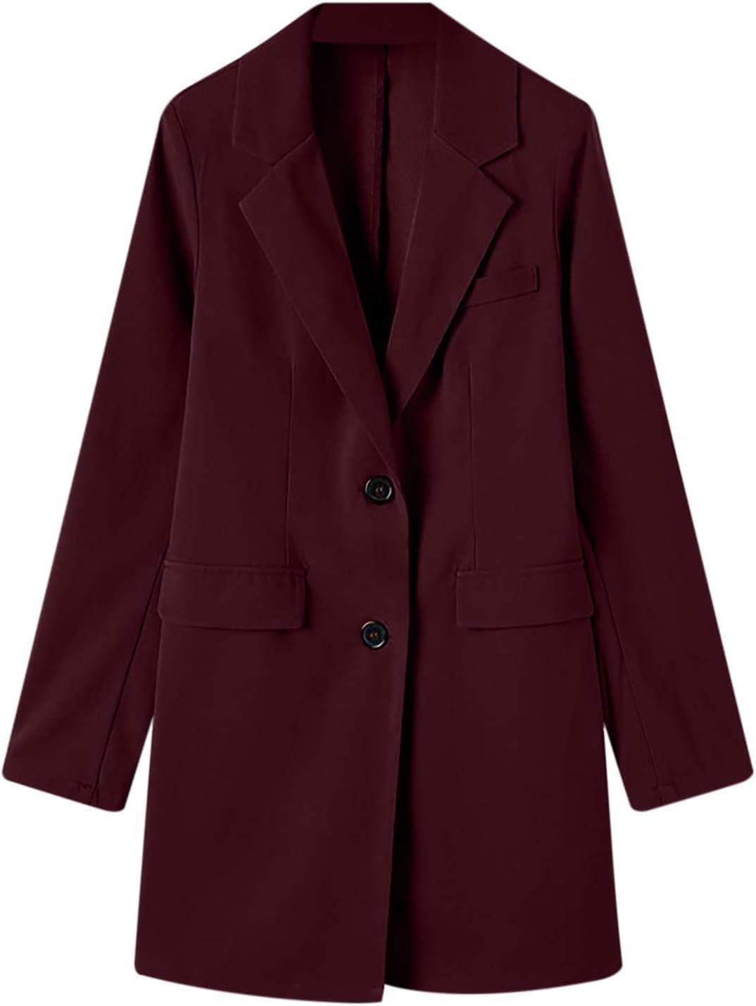 Winterdicke Winterjacke Damen Wolljacke Wollmantel Langarm Umlegekragen Übergangsjacke Hemdjacke Läs
