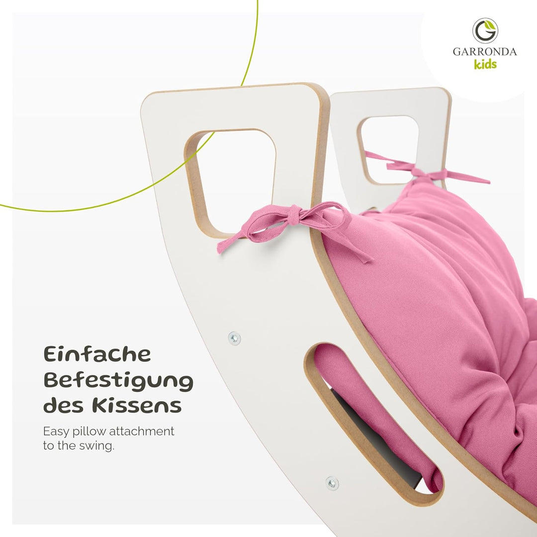 Kissen für Kletterbogen Montessori Spielzeug ab 1 Jahr GD-0063 (Rosa Kissen für Kletterbogen), Rosa