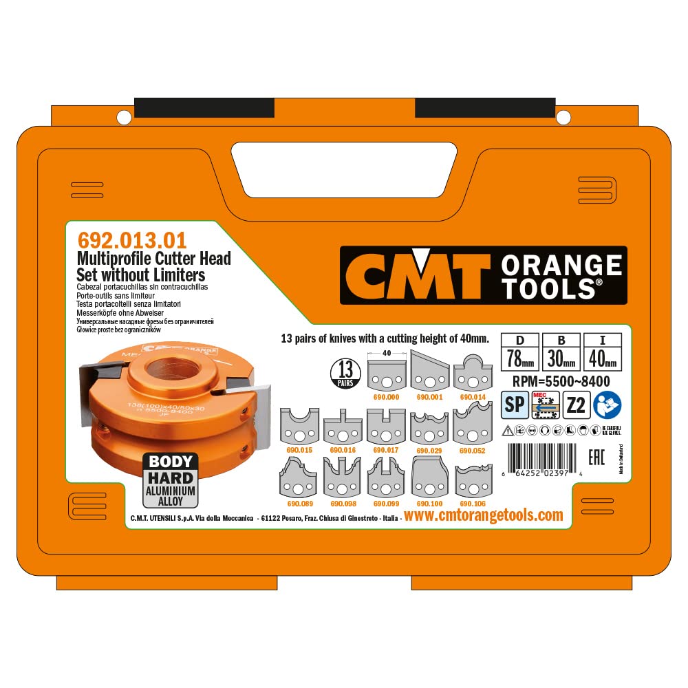 CMT CMT-692.013.01 692.013.01 – Etuche ohne Rückmeldung. d=78 x 40 f=30, Schwarz