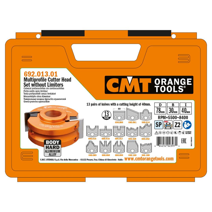 CMT CMT-692.013.01 692.013.01 – Etuche ohne Rückmeldung. d=78 x 40 f=30, Schwarz