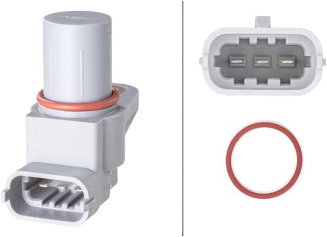 HELLA 6PU 009 121-711 Sensor, Nockenwellenposition - 12V - mit Dichtung - ohne Kabel