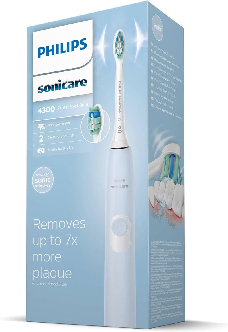 PHILIPS SONICARE HX6803/04 Elektrische Zahnbürste ProtectiveClean 4300 - 1 Modus - 2 Intensitäten -