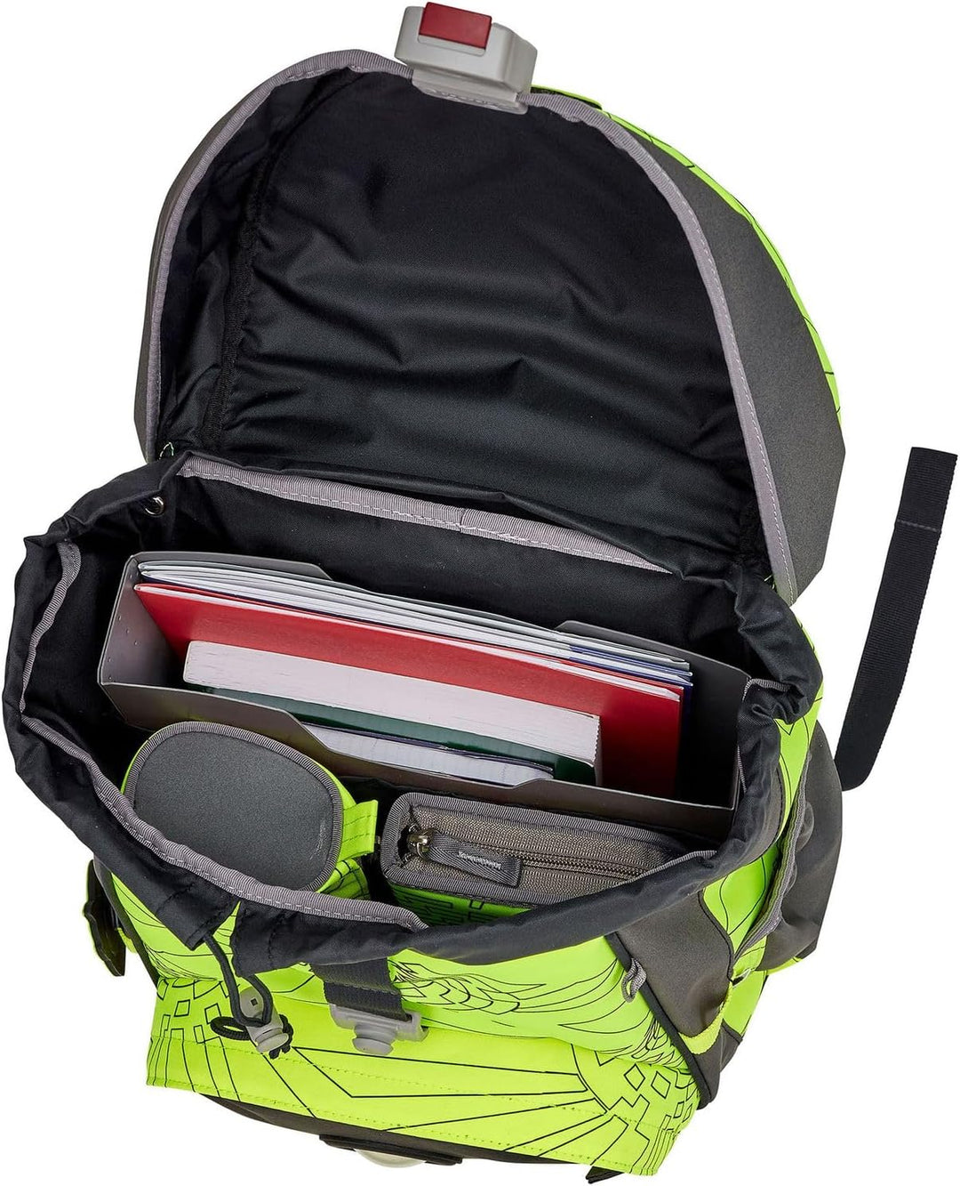 DerDieDas ErgoFlex Superflash Neon - Schulranzen Set 5tlg. 800g Gelb, Gelb