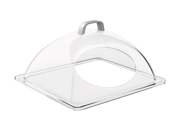APS GN 1/2 Abdeckhaube, passend für GN 1/2, glasklarer Kunststoff, nahezu unzerbrechlich, ohne Table