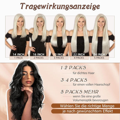 Hetto Echthaar Extensions Tape in Blond Extensions Tape in Echthaar Remy Tape Extensions Echthaar Du