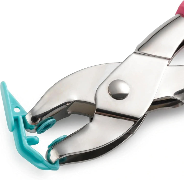 Prym pink Love Vario-Zange mit Loch-/Color Snaps Werkzeug, Stahl, 19 cm Pink, inklusive Loch- und Co