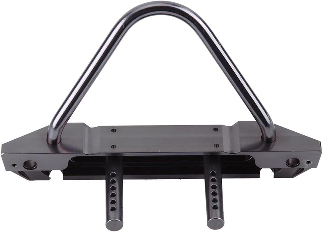 HERCHR RC Frontstossstange, 132mm/5,2 Zoll Aluminiumlegierung RC Car Frontstossstange Auto Stossfäng