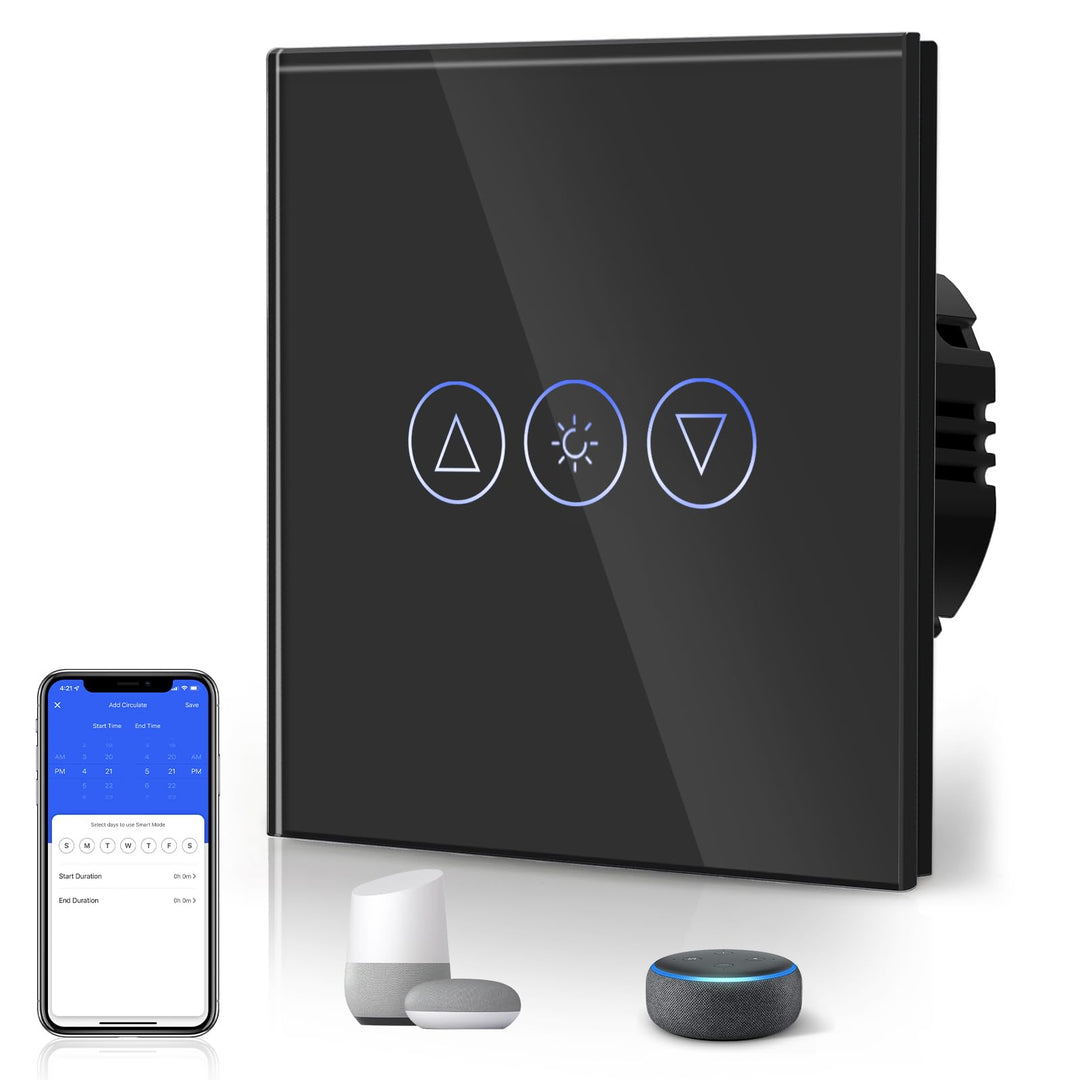 BSEED Dimmer Smart Alexa Lichtschalter 300W Touch Control WIFI Wandlichtschalter LED Kompatibel (Neu