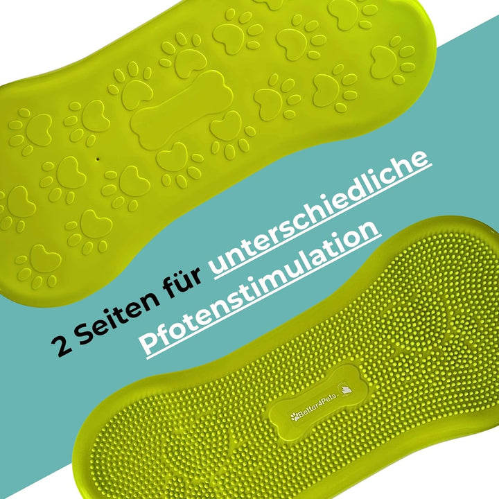 Wolfpack® Fitness Dog Bone – Balance Pad &amp; Physio Wackelkissen für kleine &amp; grosse Hunde – krallenfe