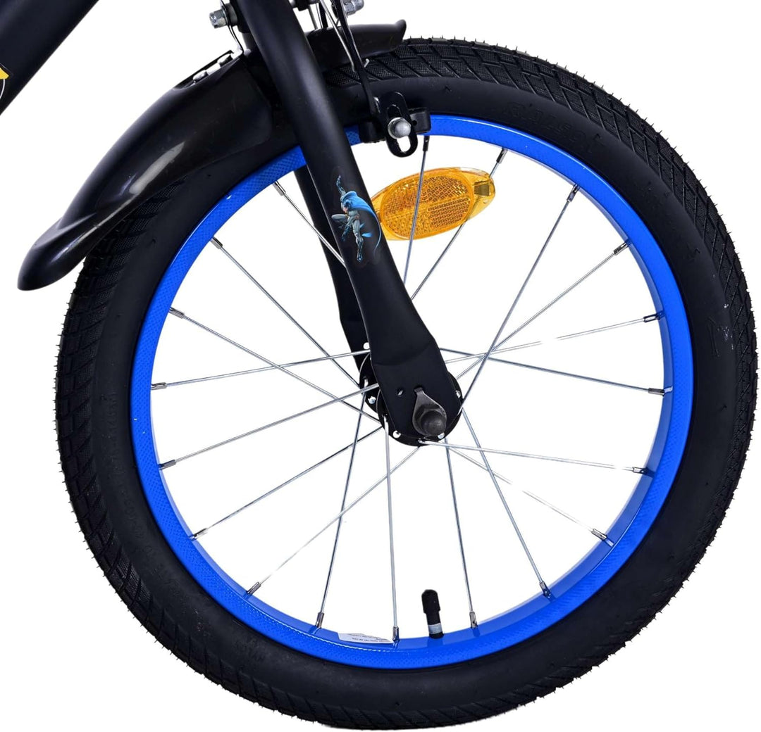 Volare Batman 16 Zoll Kinderfahrrad schwarz - Sicherheit, Komfort und Spass in einem!