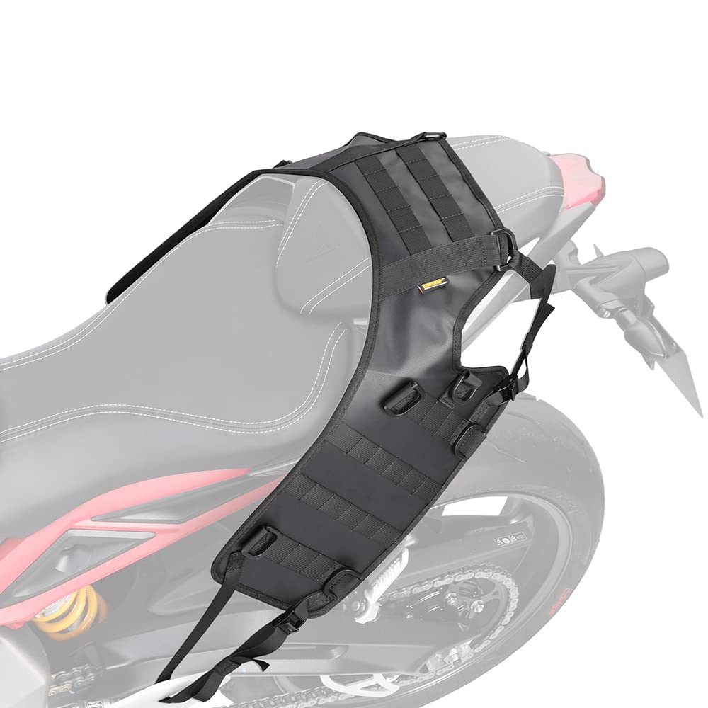 Rhinowalk Motorrad-Satteltasche/Hecktasche/Sitztasche, universelle Satteltaschen-Montagebasis Doppel