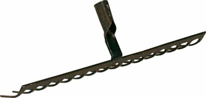 Regur Strassenrechen, Bau- und Kiesrechen, Zinkenlänge 105 mm, Eisen, Garten Rechen