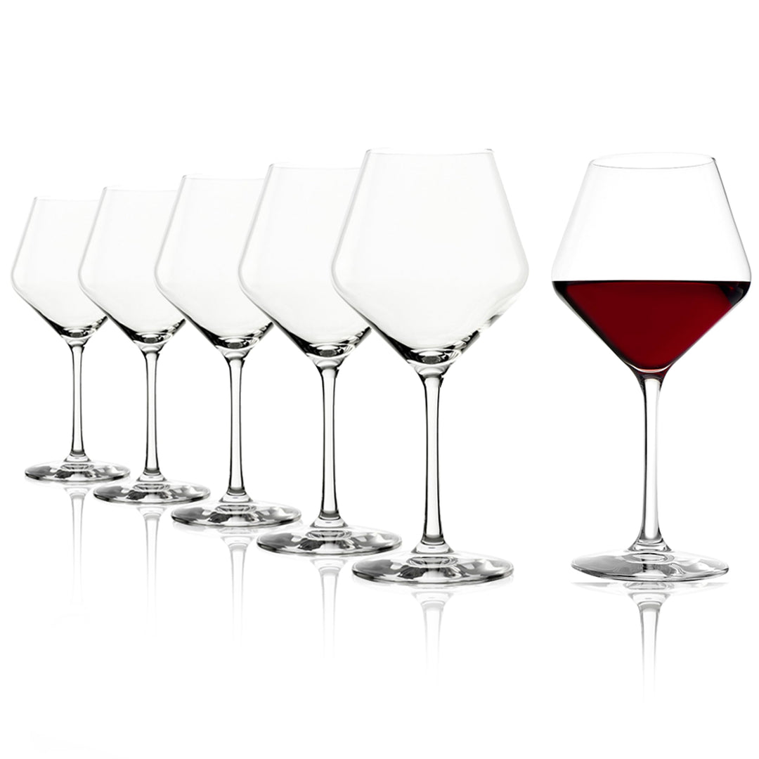 Stölzle Lausitz Revolution 6-er Set Burgundergläser 545ml, farblos, 545ml