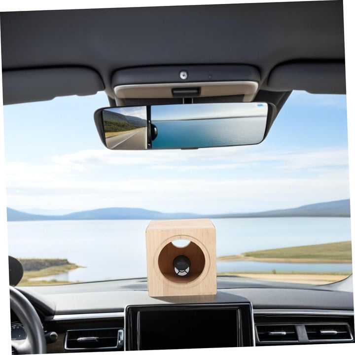 TOYANDONA Lautsprecherbox für Auto und LKW 4 Zoll Holz Audiobox mit Robuster Struktur Einfache Insta