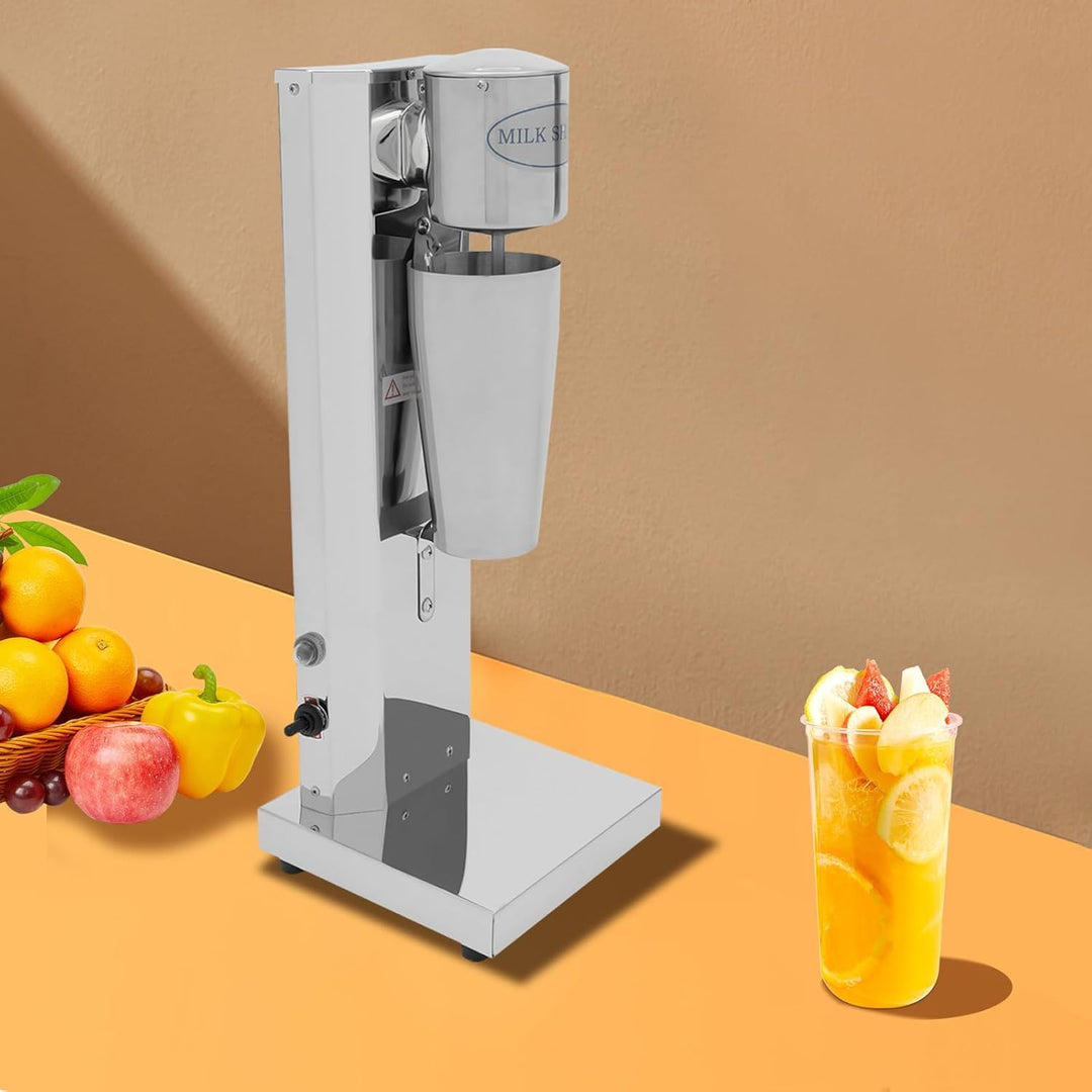 Drink Mixer 180w GeträNkemixer Mit 2 Geschwindigkeitsstufen 18000 U/Min 650ml Edelstahl Mischbecher