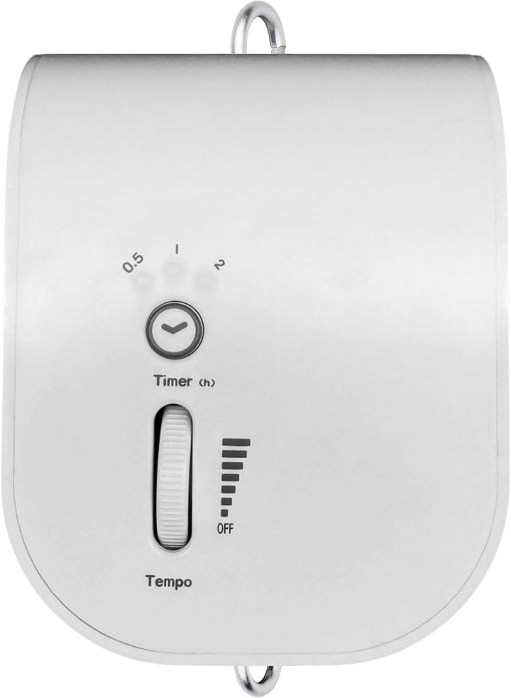 SCHMUSEWOLKE Federwiegen Motor - für Baby Federwiegen - ab Geburt bis 15 kg - weiss - mit Tempo- und