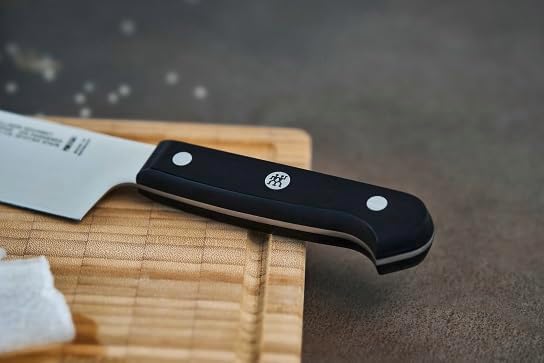 ZWILLING Gourmet Kochmesser, 20 cm, Rostfreier Spezialstahl, Ergonomischer Kunststoff-Griff, Schwarz
