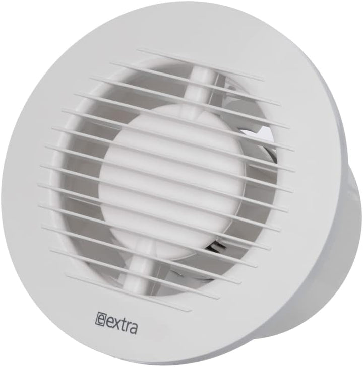 EUROPLAST Ø 100mm Badlüfter Timer/Nachlauf, Wandlüfter Ventilator Wandventilator Abluftventilator Le