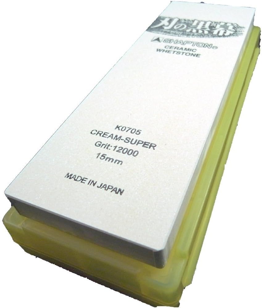SHAPTON Ha No Kuromaku Ceramic Whetstone (F-set) Medium Grit (#1000) + Fine Grit (#5000) + Fine Grit