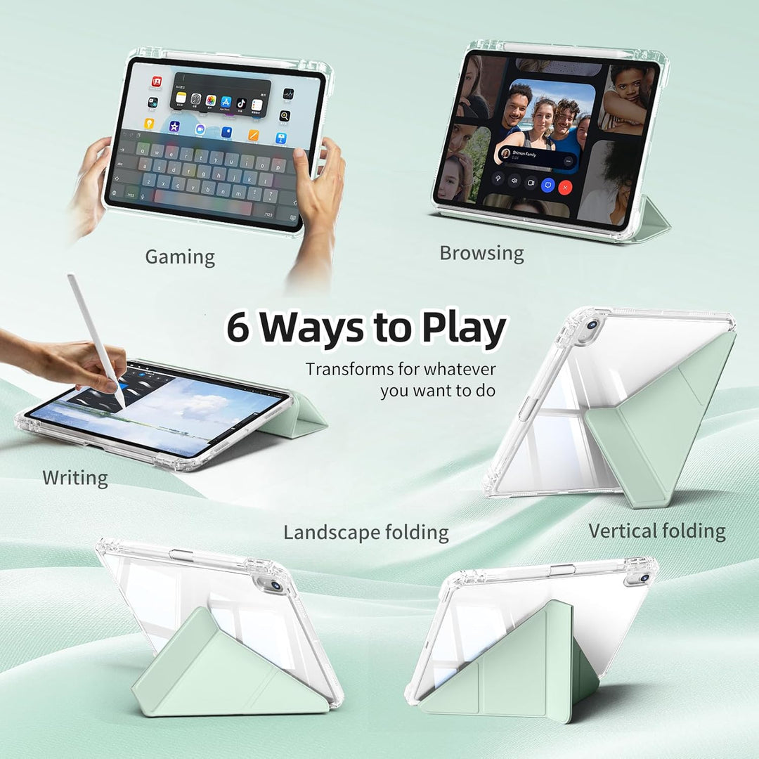 Hülle für iPad 11. Generation (A16) 11 Zoll 2025, iPad 10. Generation 10,9 Zoll 2022 mit Stifthalter