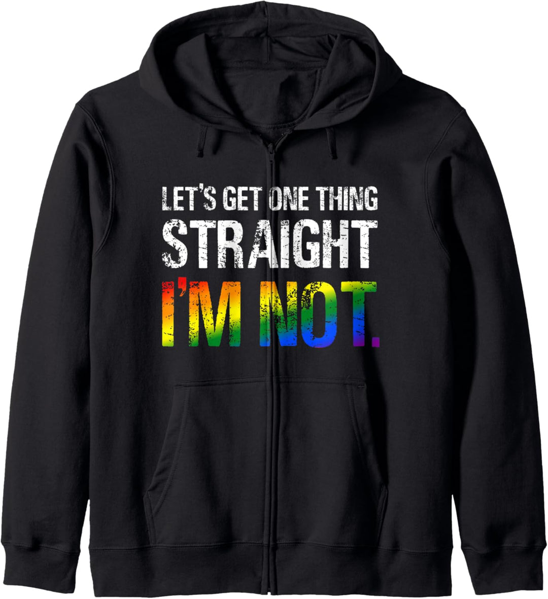 Im nicht gerade lustig Homosexuell Stolz LGBT Parade Subtle Kapuzenjacke