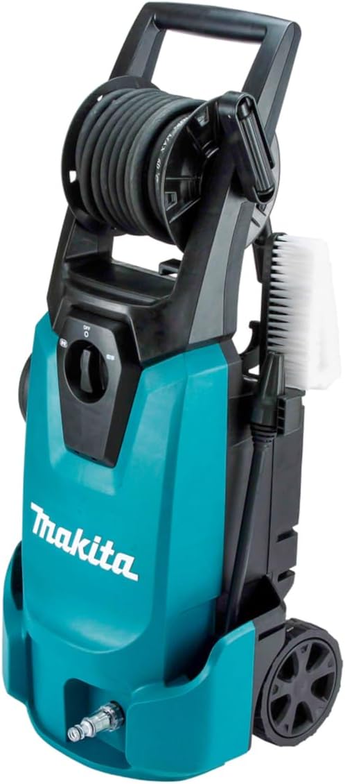 Makita HW1300 Hochdruckreiniger 130 bar mit selbstansaugender Pumpe, 1800 W, 230 V