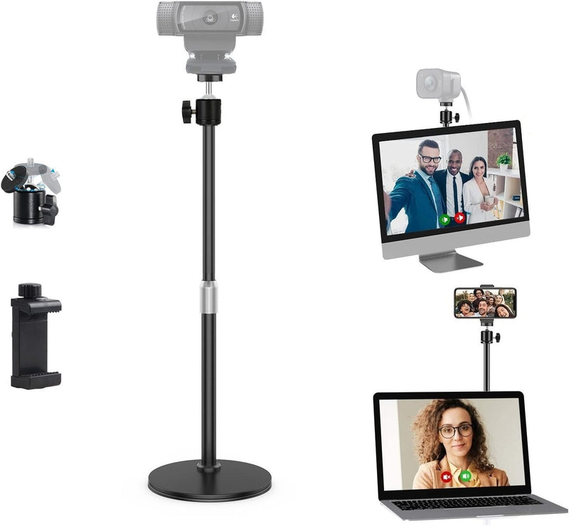 Webcam Tisch Halterung,Faltbar Halter für Logitech Streamcam Brio c925 C922 C930 C920 C615,kompatibe