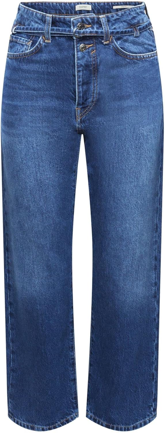 ESPRIT Damen Jeans 29W / 28L Blue Medium Washed, 29W / 28L Blue Medium Washed