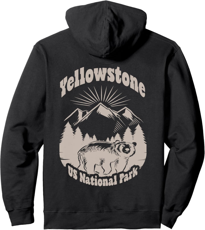 Yellowstone US National Park Bärenberge Pullover Hoodie