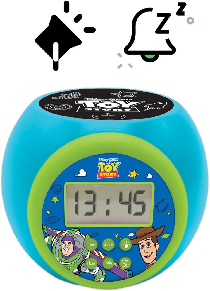 Lexibook, Projektor-Wecker Toy Story mit Timer, RL977TSLXB