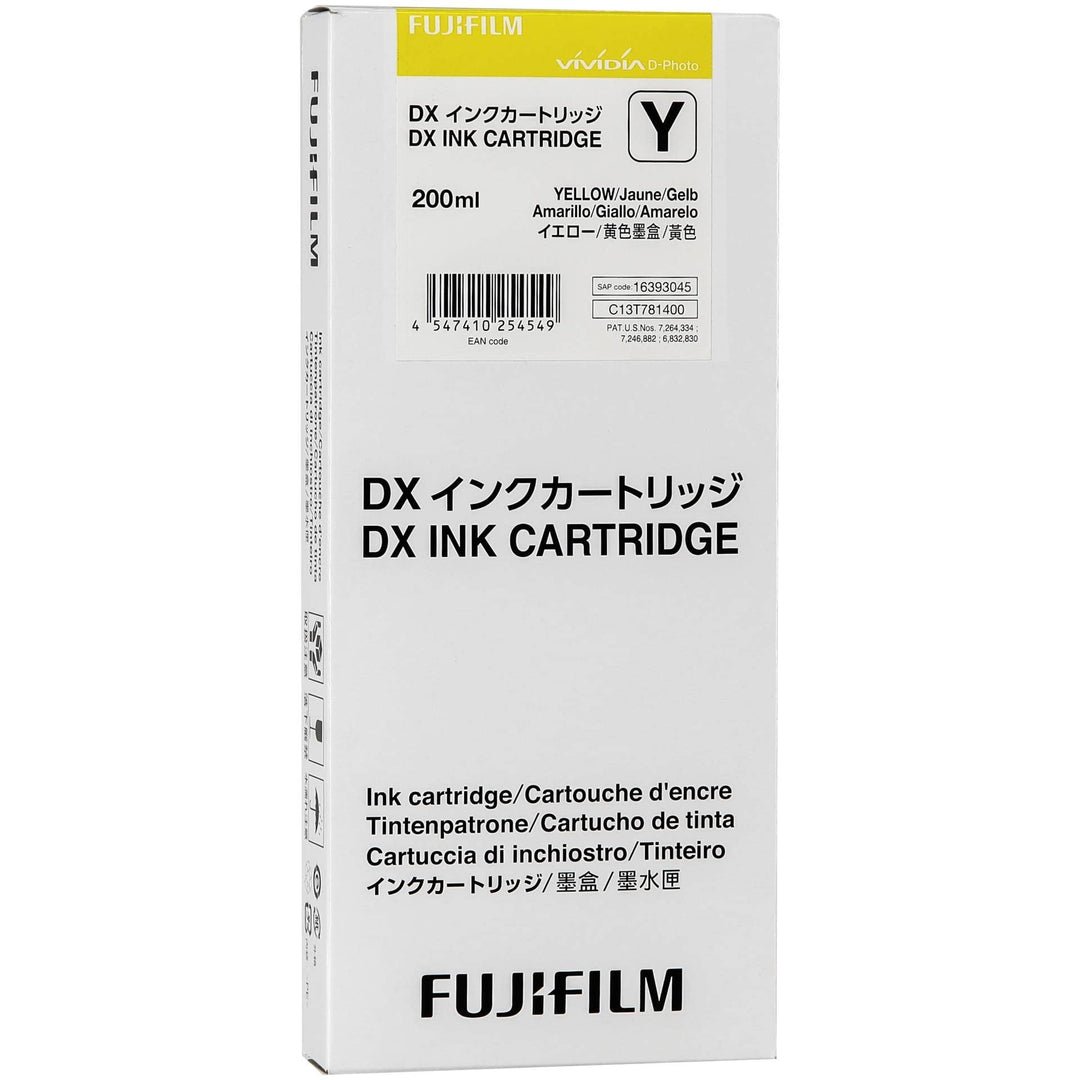 Fujifilm DX Ink Cartridge 200 ml Yellow