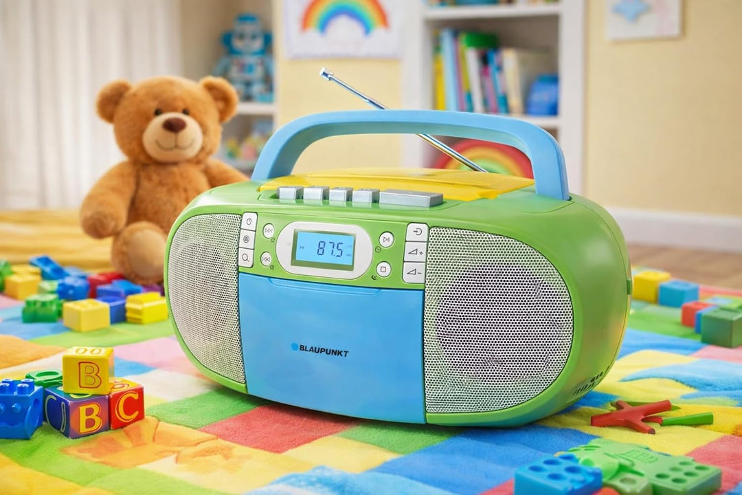 Blaupunkt B 130 tragbarer CD-Player | Kassettenrekorder | Hörbuch Funktion | USB | Aux In | PLL UKW