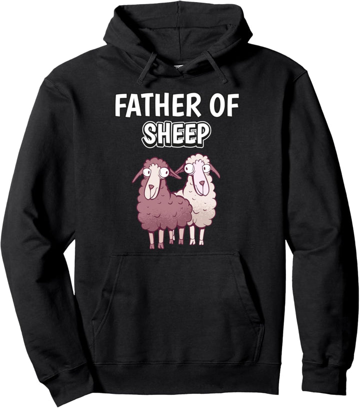 Herren Jungen Father Of Sheep Papa Vatertag Schaf Pullover Hoodie